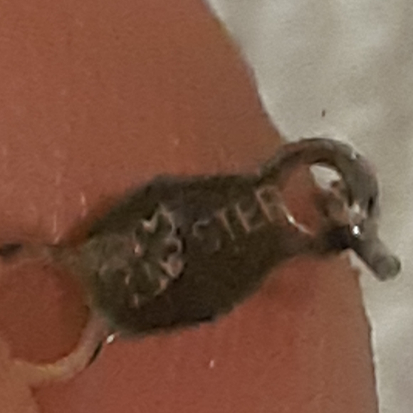 Vintage Sterling and 10K Heart Necklace - Picture 10 of 13